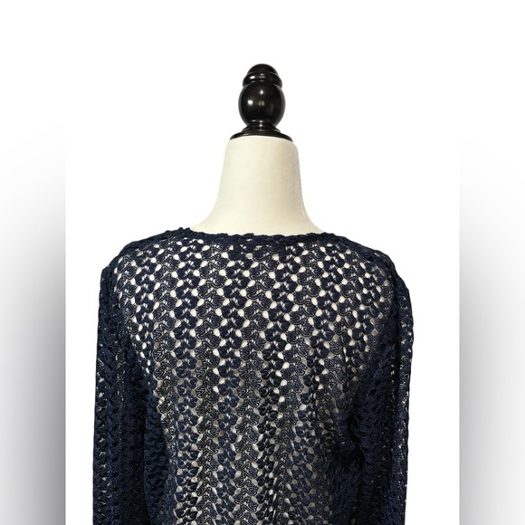 NWOT, Mandee, Marine, Open-Knit Bolero, Small - Picture 9 of 10
